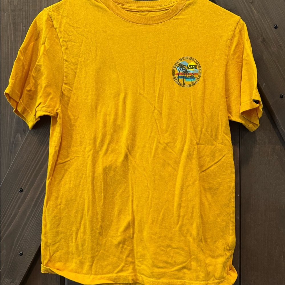 Vans Bright Yellow Short Sleeve Tee